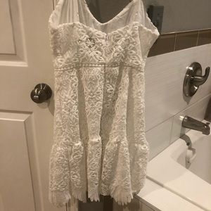 Gorgeous white lace dress, only worn once.